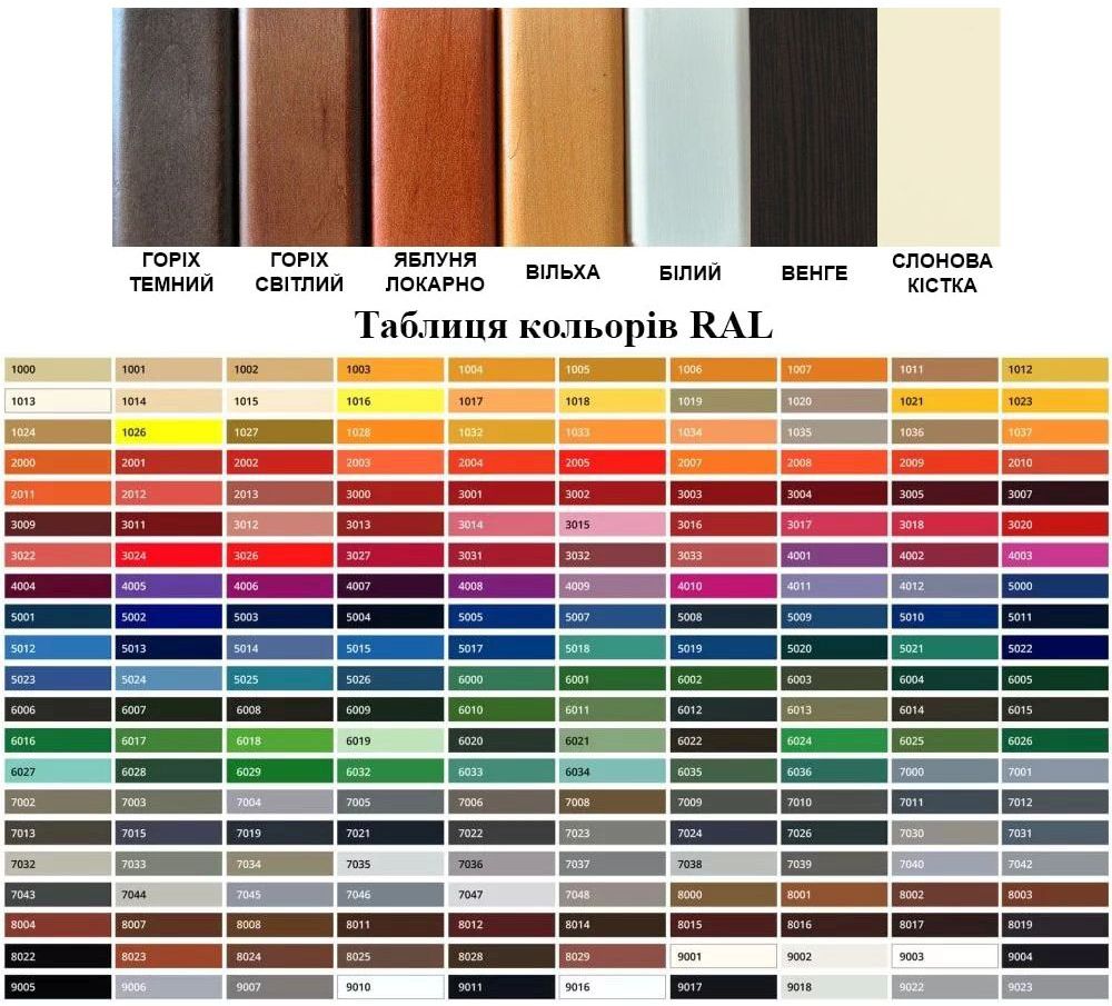 Варіанти кольору
